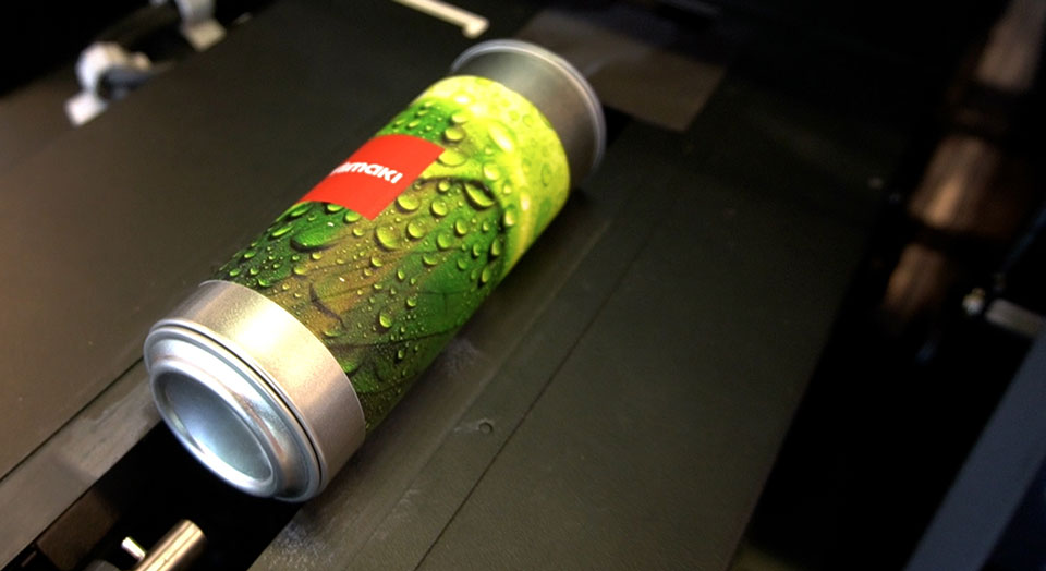 cans printed on the kebab hs Kebab HS: cylindrical printing