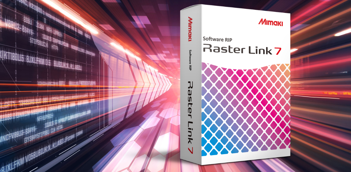 Mimaki’s RasterLink7 RIP software enhances modern printing workflows by optimizing color management, nesting, and ink usage while ensuring seamless printer communication, enabling advanced features like 2.5D printing, cutter integration, and ink-saving technology for greater efficiency, cost reduction, and superior print quality in signage, textile, and industrial printing.