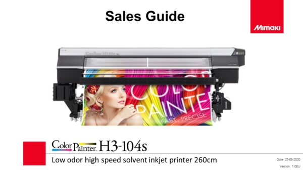 OKI ColorPainter H3-104s - Sales Guide (PDF)