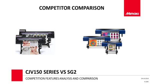 CJV150 Series vs SG2 - Comparison Guide (PDF)