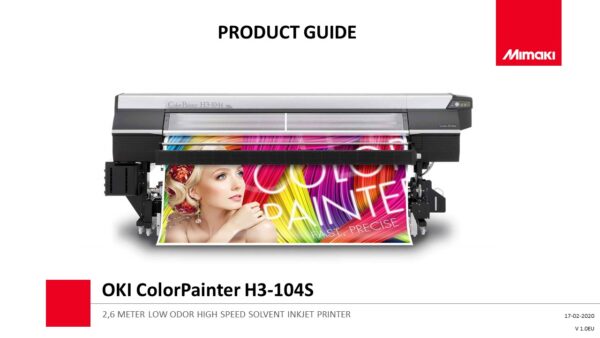 OKI ColorPainter H3-104S - Product Guide (PDF)