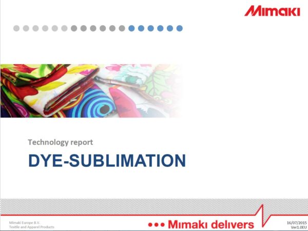 Mimaki Technology Report Dye Sublimation (PDF)